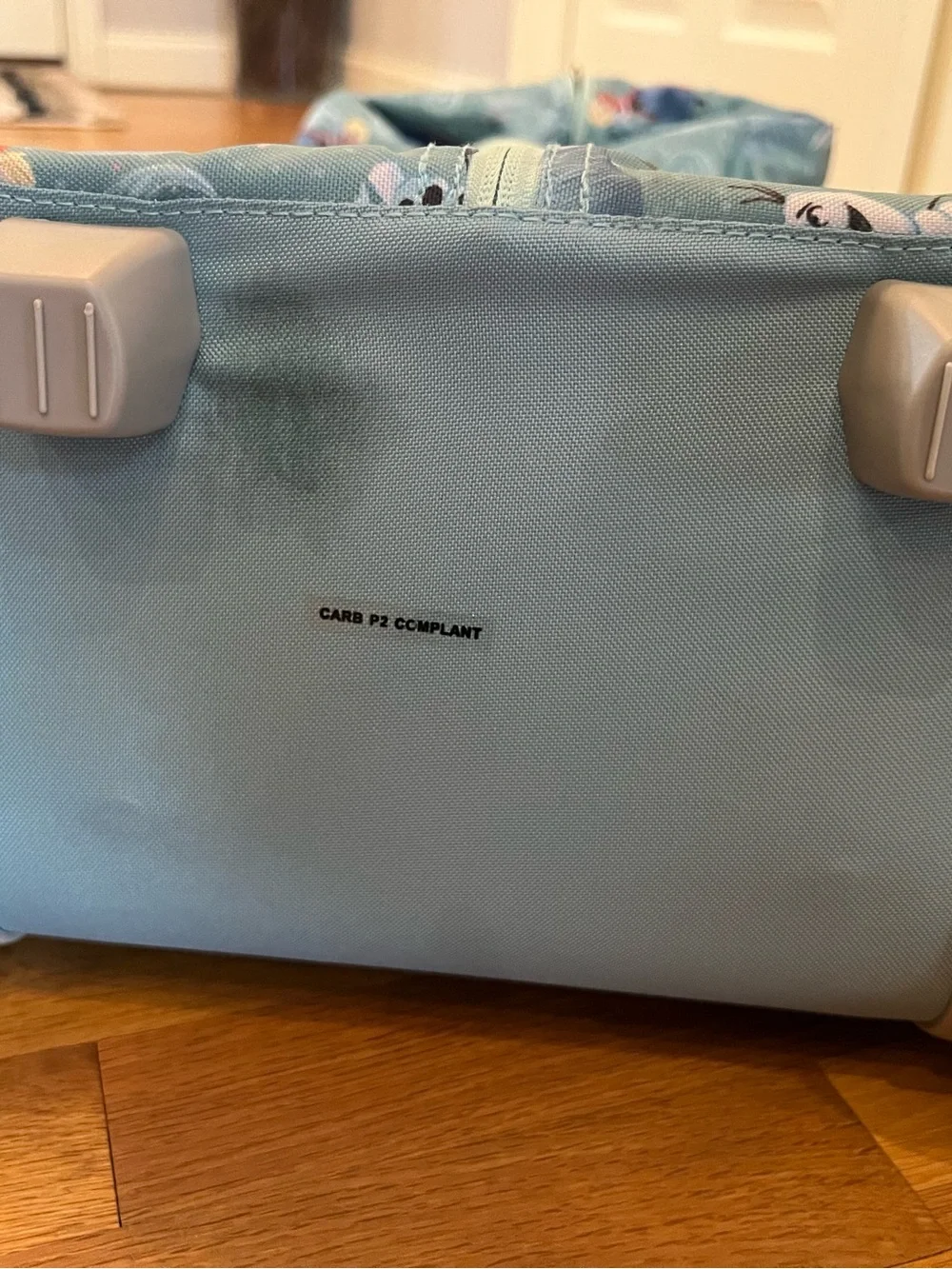 Disney Light Blue Frozen Character Kids Duffle Bag